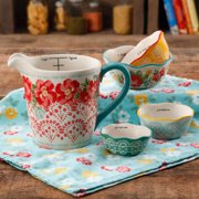 Load image into Gallery viewer, The Pioneer Woman 5-Piece Prep Set, Measuring Bowls &amp; Cup