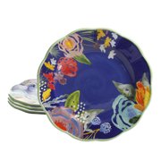 Load image into Gallery viewer, The Pioneer Woman Celia Blue 8.75-Inch Salad Plates, Set of 4