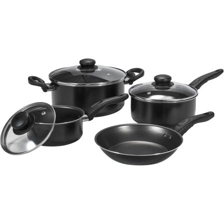 Mainstays 7-Piece Non-Stick Cookware Set