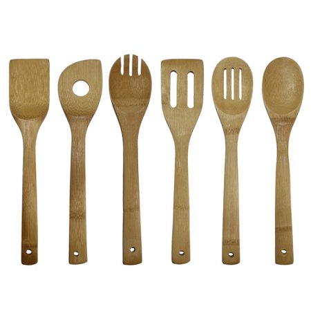 Oceanstar 6 Piece Bamboo Cooking Utensil Set