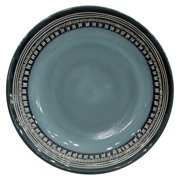 Load image into Gallery viewer, Better Homes and Gardens Teal Medallion 12-Piece Dinnerware Set, Teal