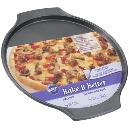 Wilton Bake it Better Steel Non-Stick Pizza Pan, 16-inch 
